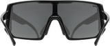 uvex Sportstyle 235 Lunettes de vélo Noir / Miroir Argent