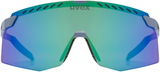 uvex Pace Stage Lunettes de vélo Gris Mat / Miroir Vert