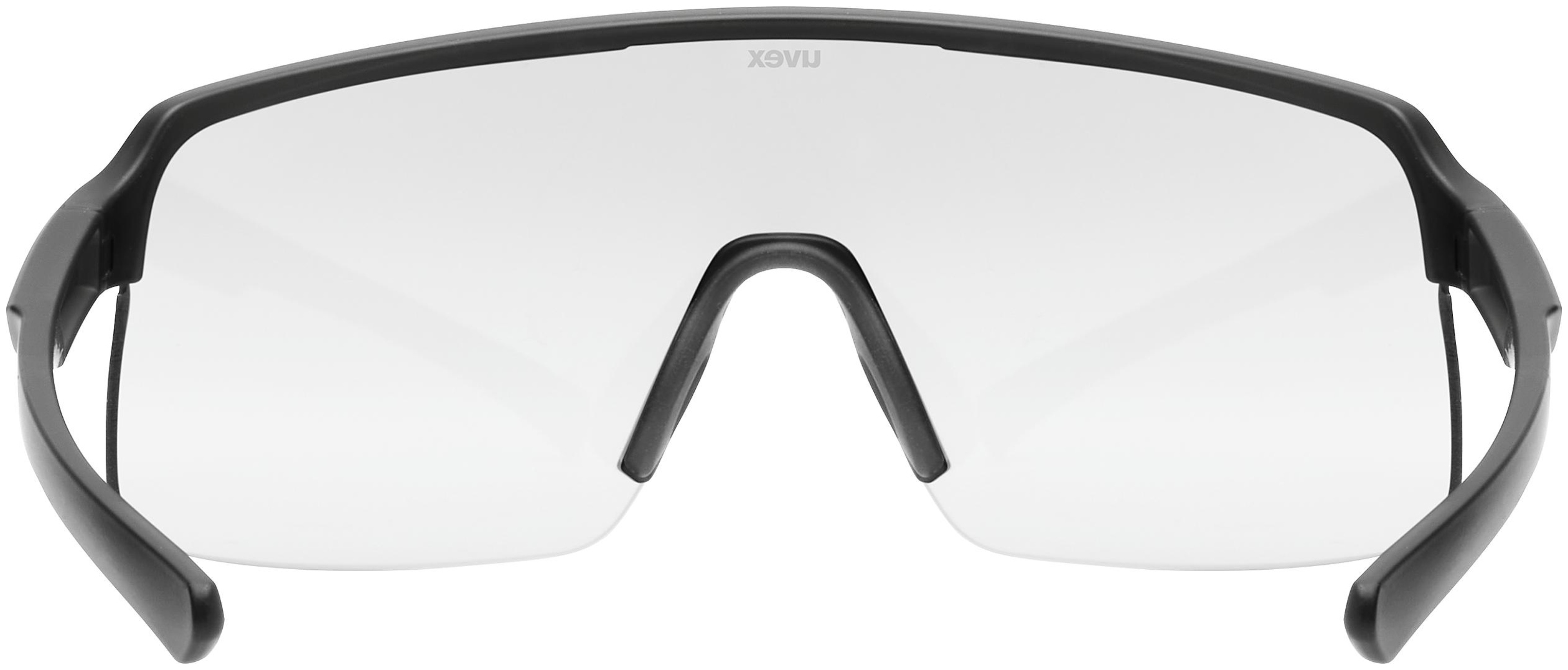 uvex Dyrt Lunettes de vélo Noir Mat / Transparent