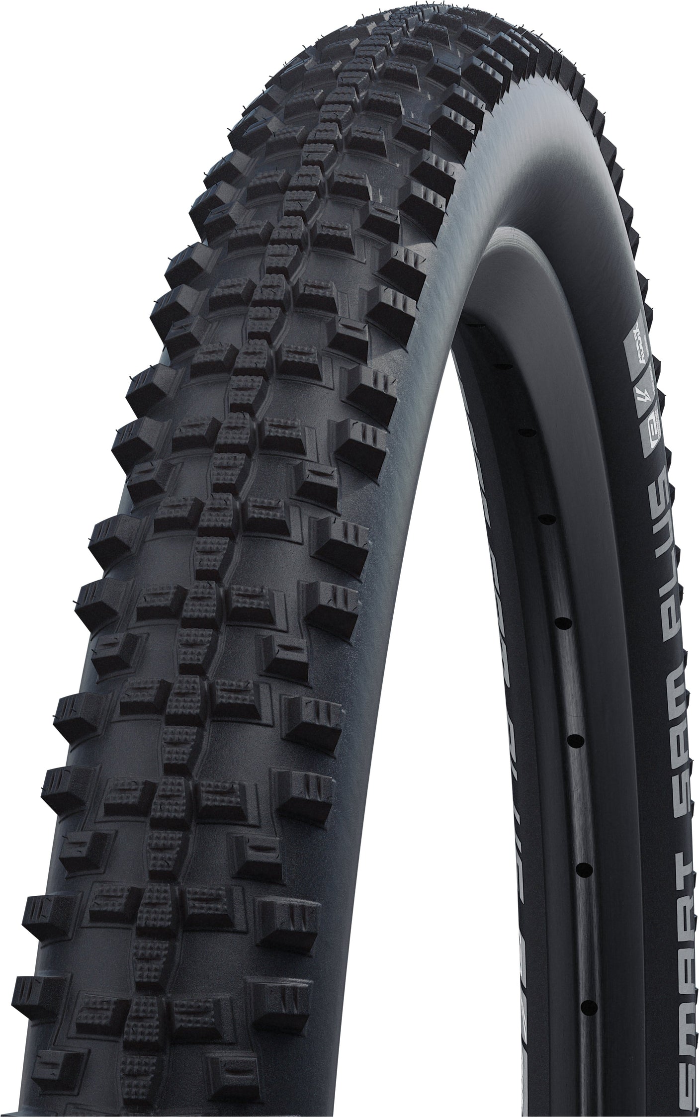 Pneu à pneu Schwalbe Smart Sam Plus Perf 28x1.60" SnakeSkin GreenGuard E-25 Addix