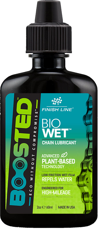 Finish Line BOOSTED Bio Wet Lube pour chaîne 60ml