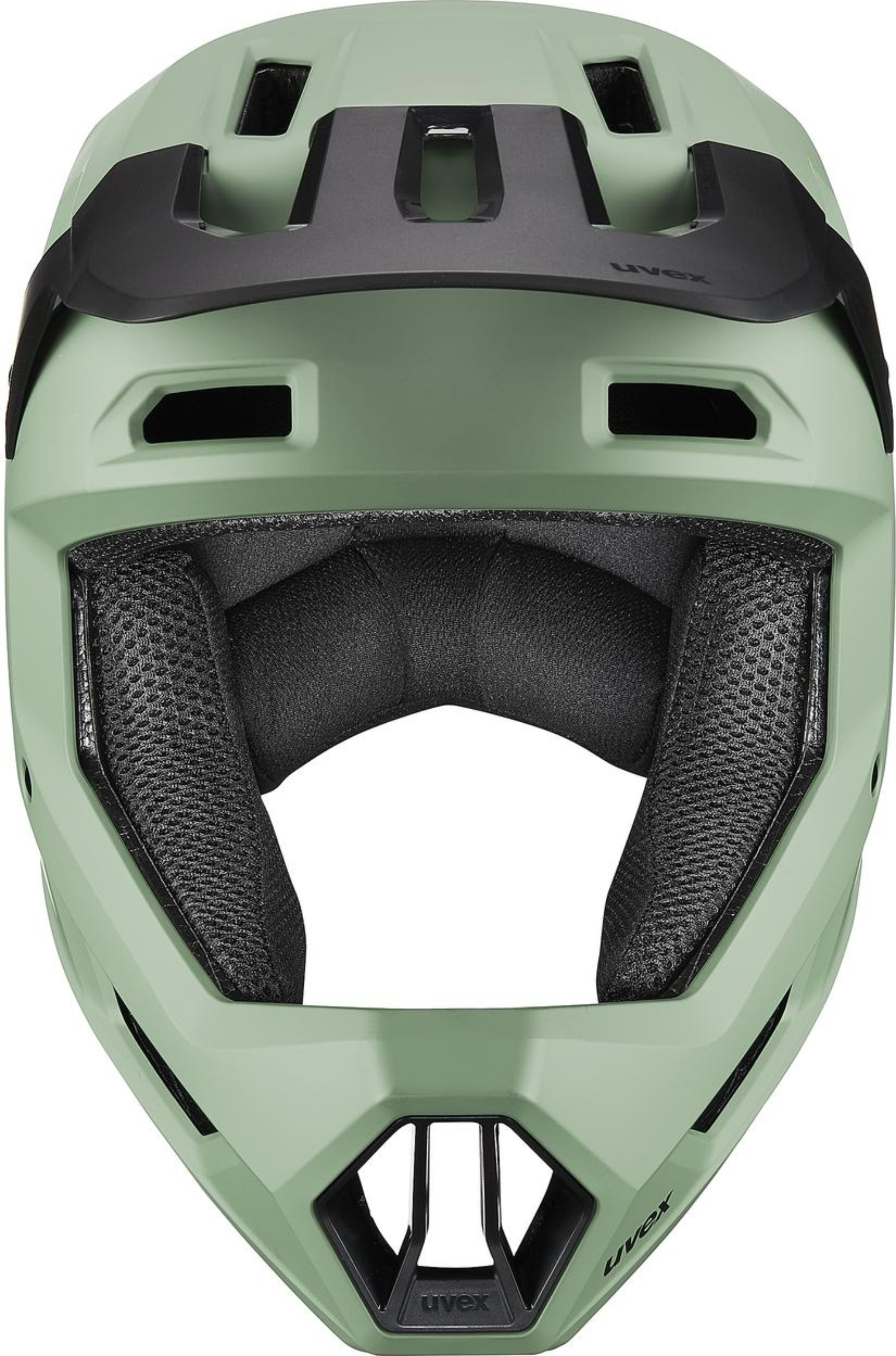 uvex Ravage casque intégral vert mousse-noir mat