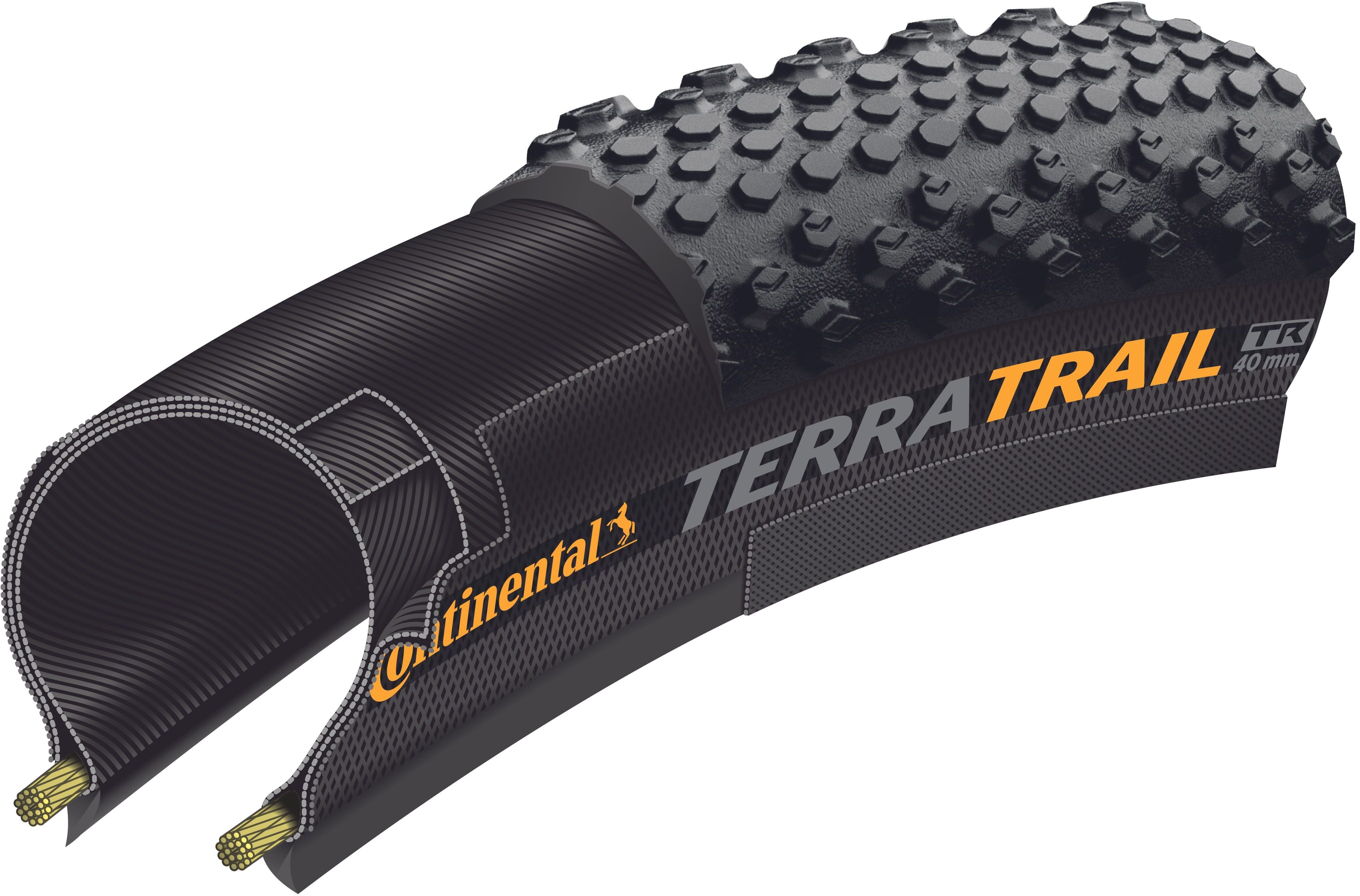 Continental Terra Trail ProTection pneu pliant 700x40C TLR noir