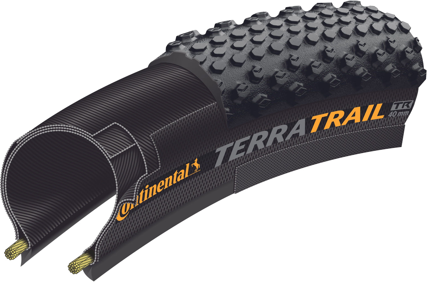 Continental Terra Trail ProTection pneu pliant 700x40C TLR noir