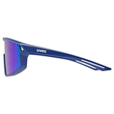 uvex Skyryse Jr. Lunettes de vélo Bleu mat / Miroir vert