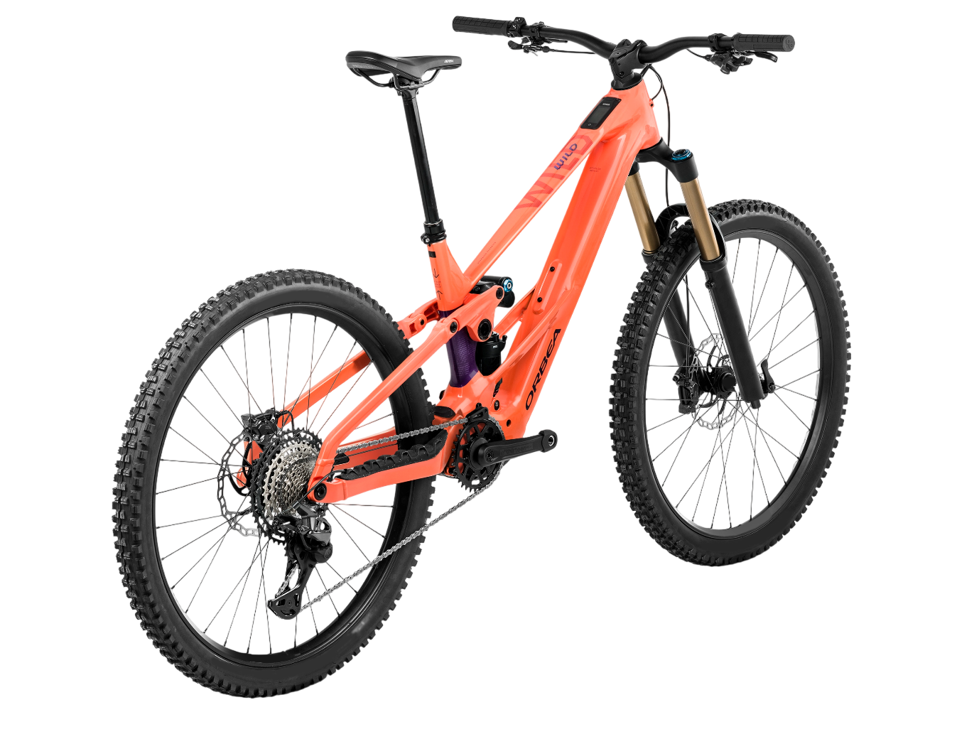 Orbea WILD LT H20 Orange Sauvage - Prune Royale (Brillant)
