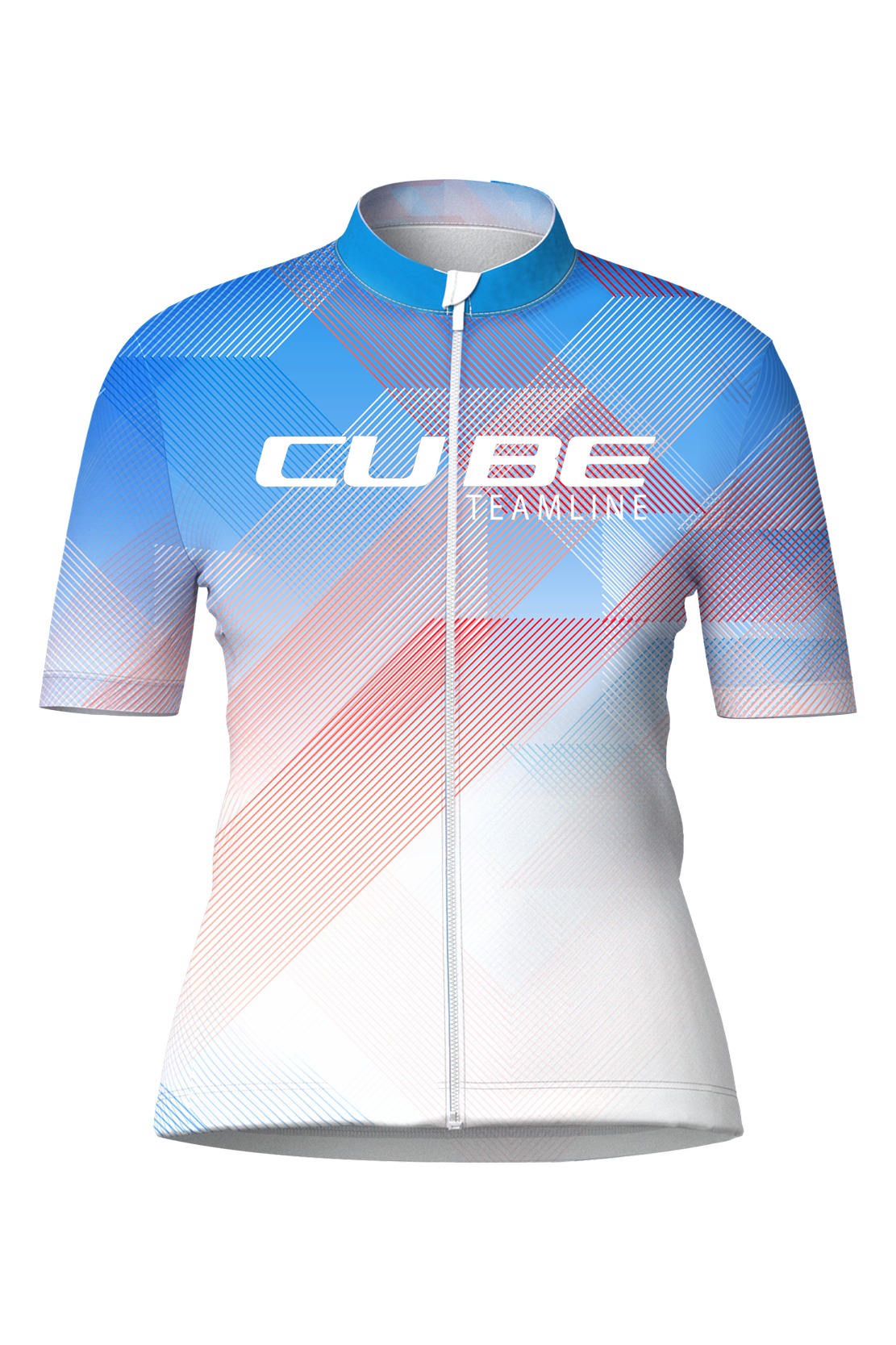 Cube WS Maillot CMPT TEAMLINE manches courtes blanc