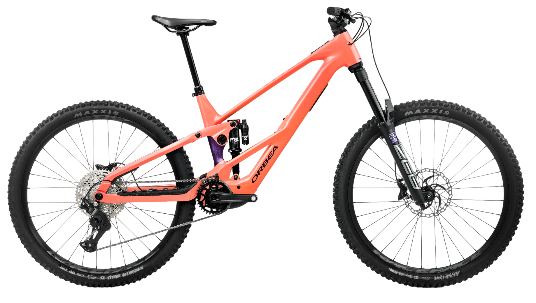Orbea WILD LT H20 Orange Sauvage - Prune Royale (Brillant)