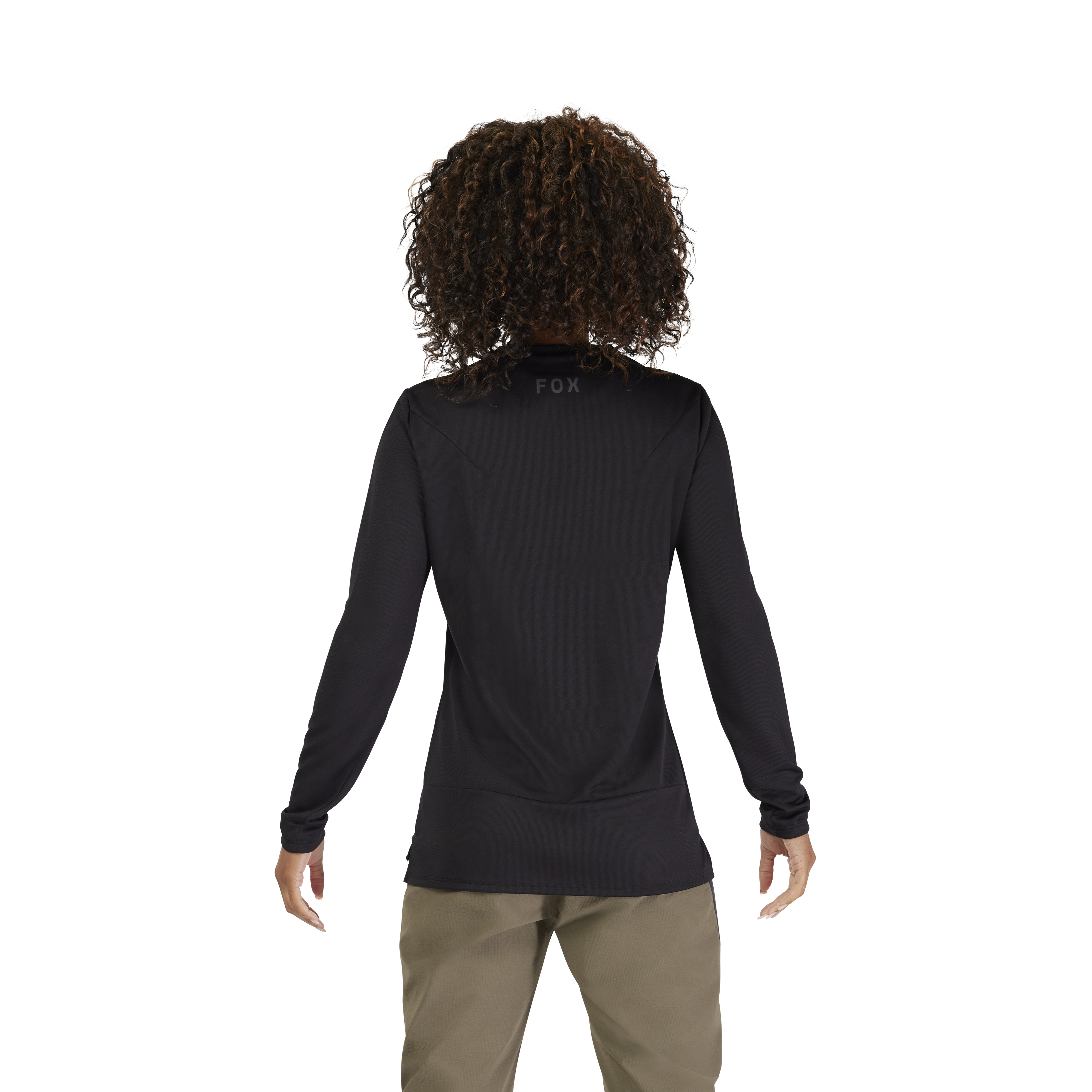 Fox W Ranger LS Maillot Head Noir