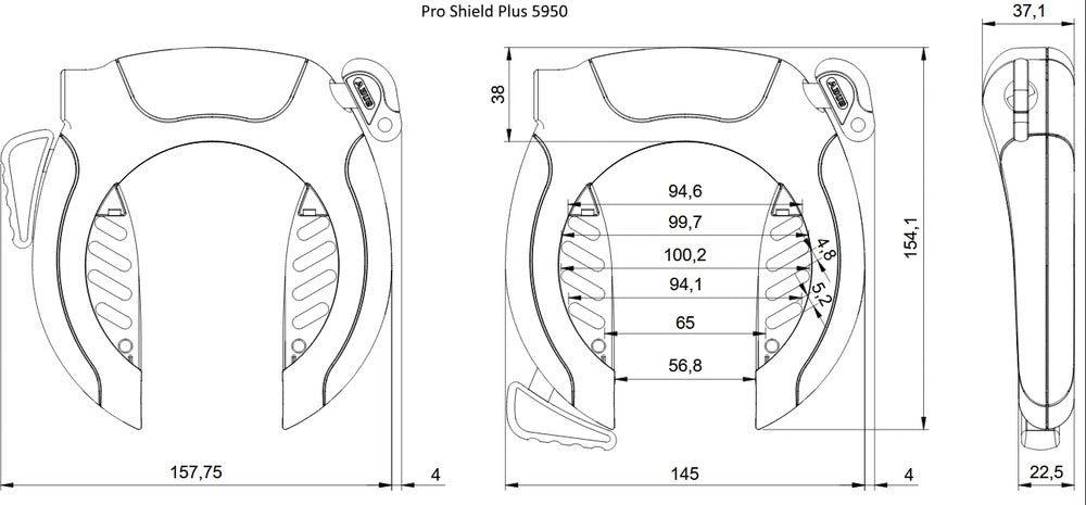 PRO SHIELD™ Plus 5950 NR noir + 6KS/85 + ST5950