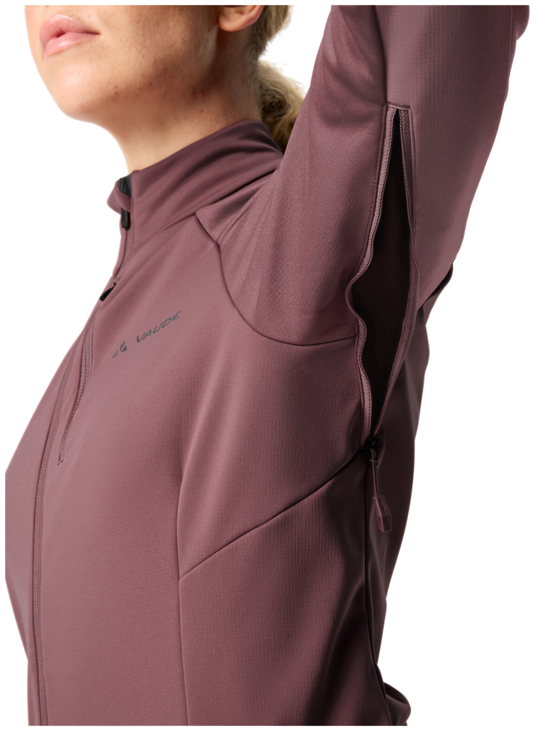 VAUDE Veste Softshell Posta Femme II ruby dusk