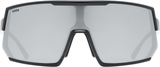 uvex Sportstyle 235 Lunettes de vélo Noir / Miroir Argent