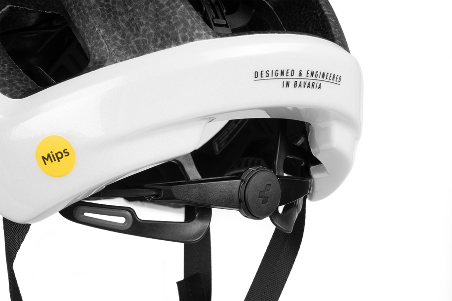 Cube Casque HERON Teamline blanc'n'orange