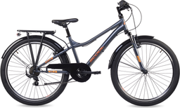 S'cool troX 26-K6 Gris foncé/Orange