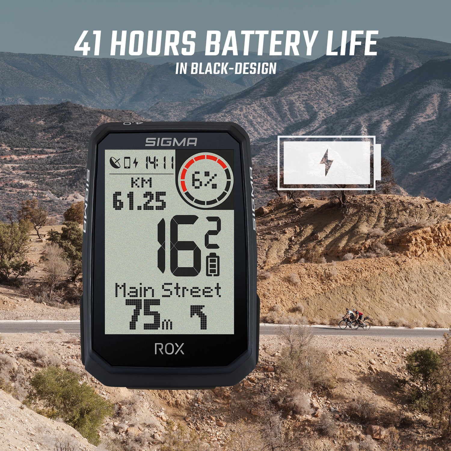 Sigma ROX 4.0 Endurance ordinateur de navigation HR Set noir