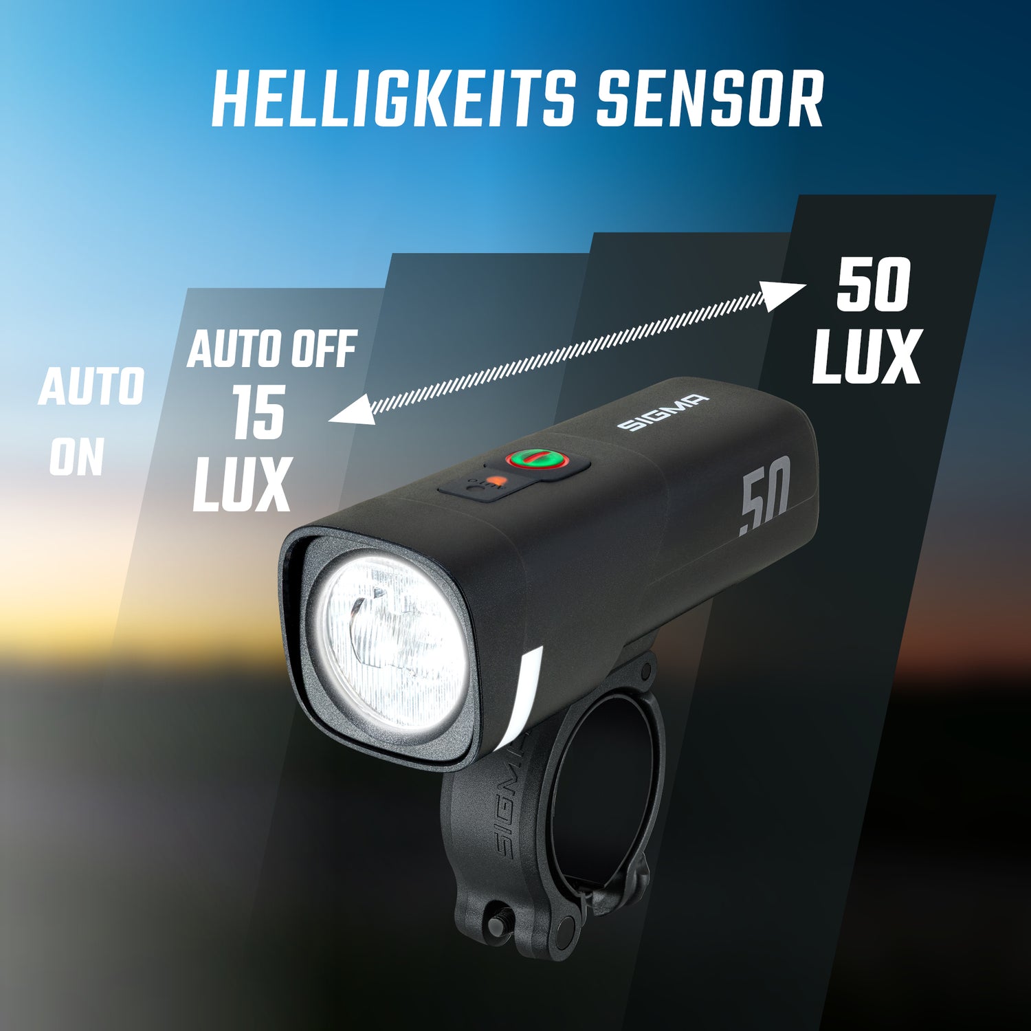 Sigma Aura 50 Éclairage avant