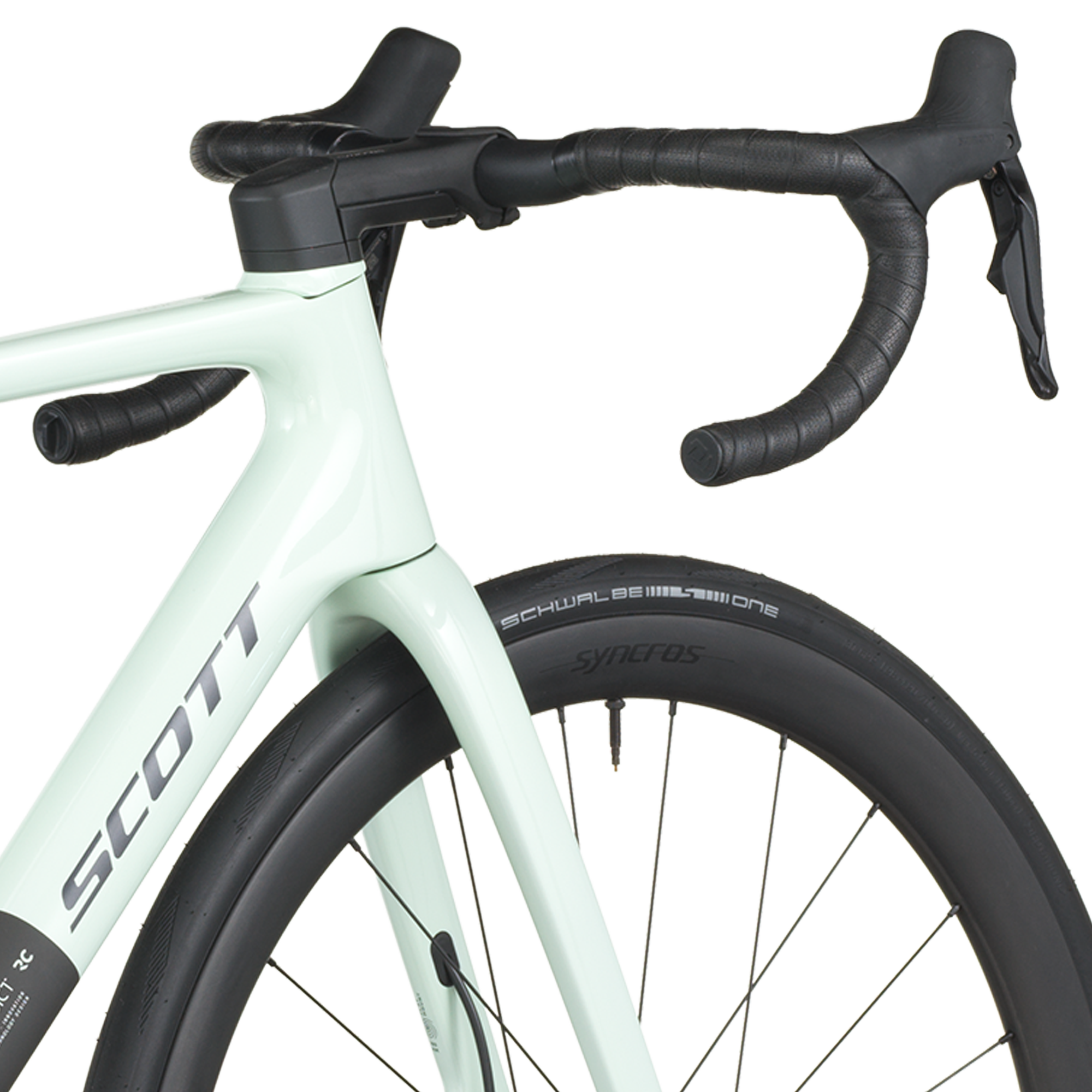 Scott Addict RC 30 vert givré/noir carbone
