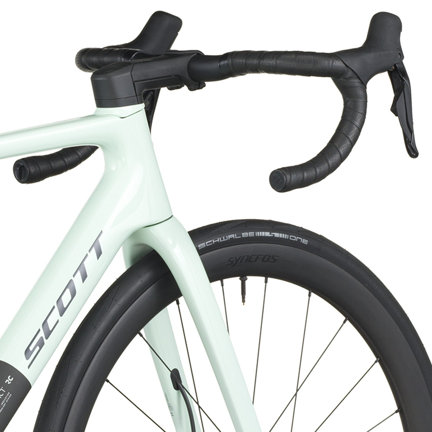 Scott Addict RC 30 vert givré/noir carbone