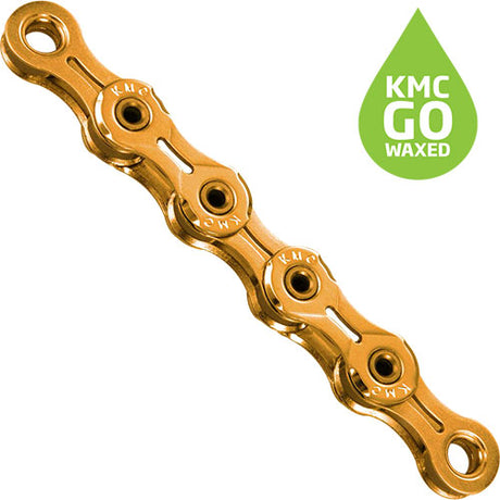 KMC X11SL chaîne Ti-N 11 vitesses 118 maillons cirée or