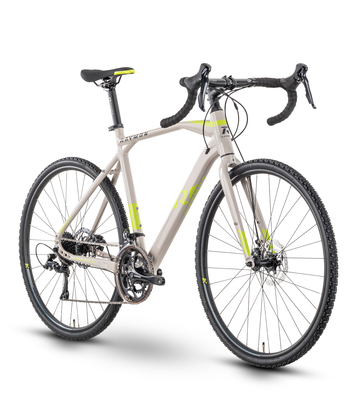 Raymon GravelRay 4.0 Unisexe gris clair / vert citron / noir