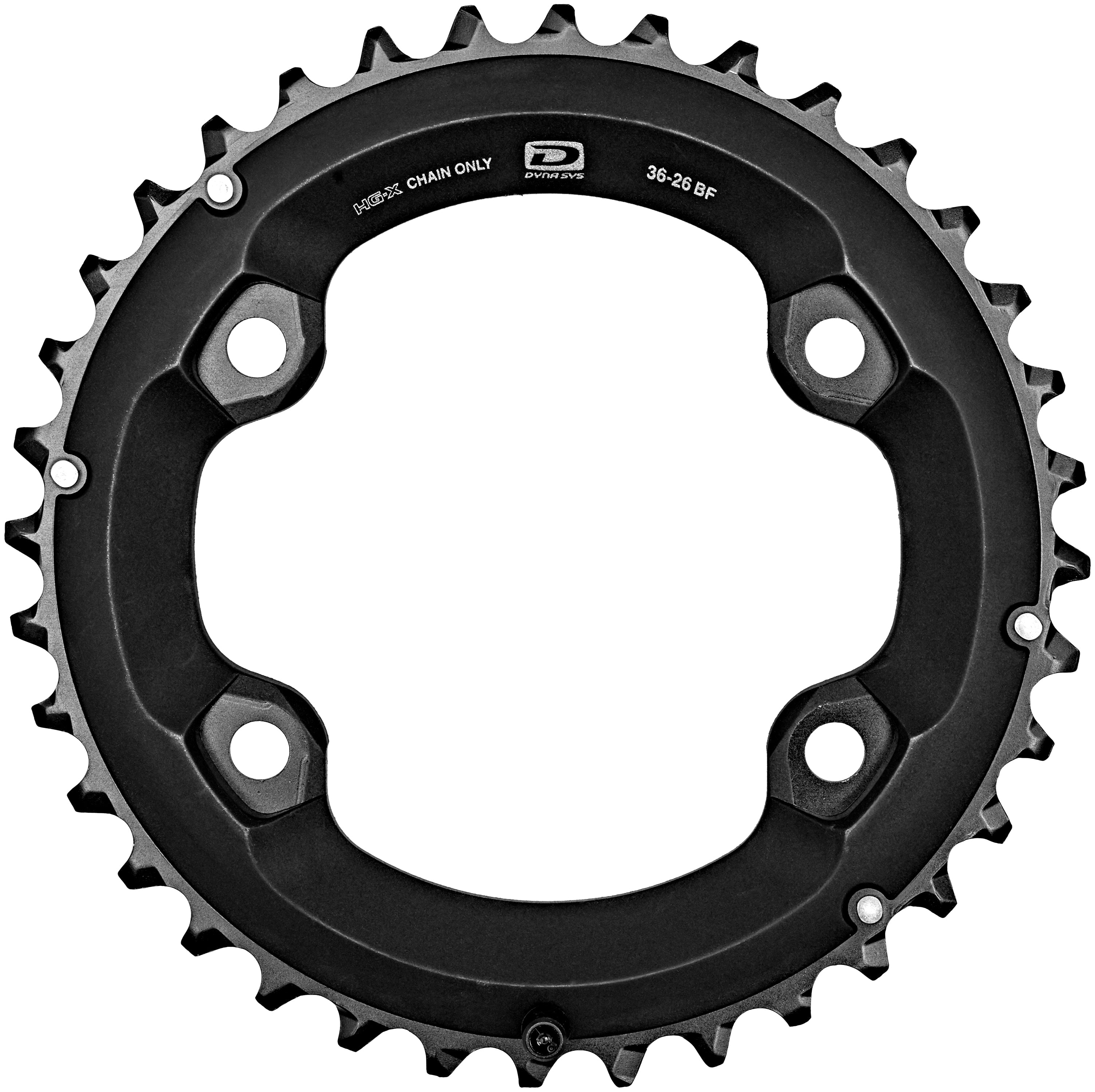 Shimano Deore FC-M6000-2 plateau 10 vitesses BF noir
