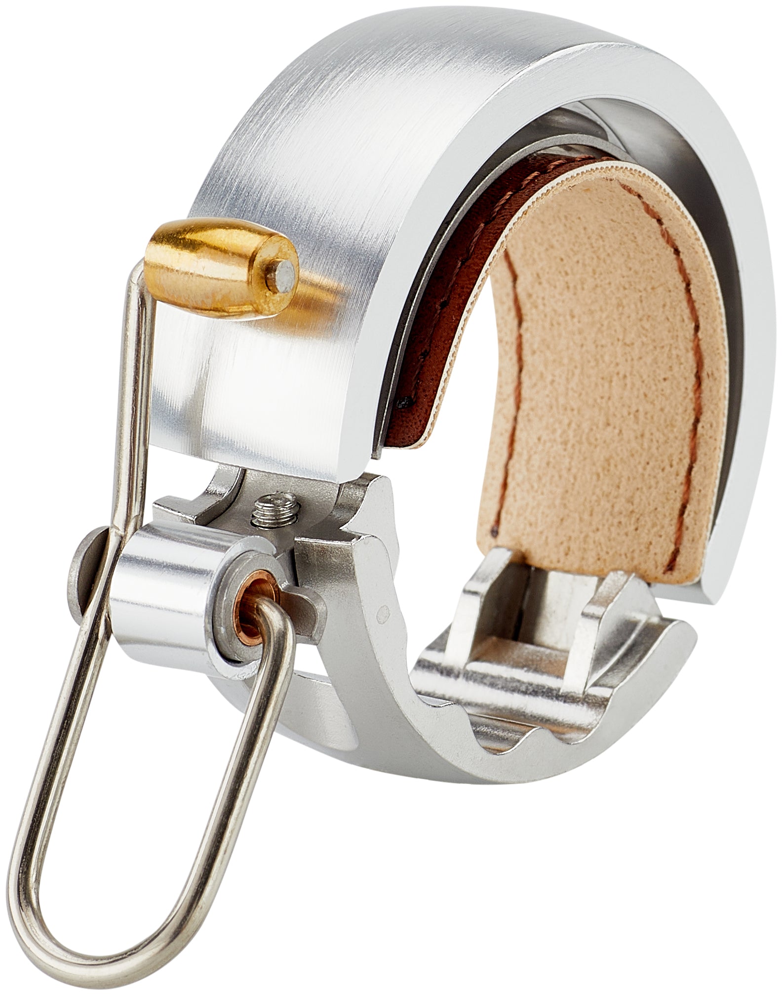 Knog Oi Luxe sonnette de vélo argentée