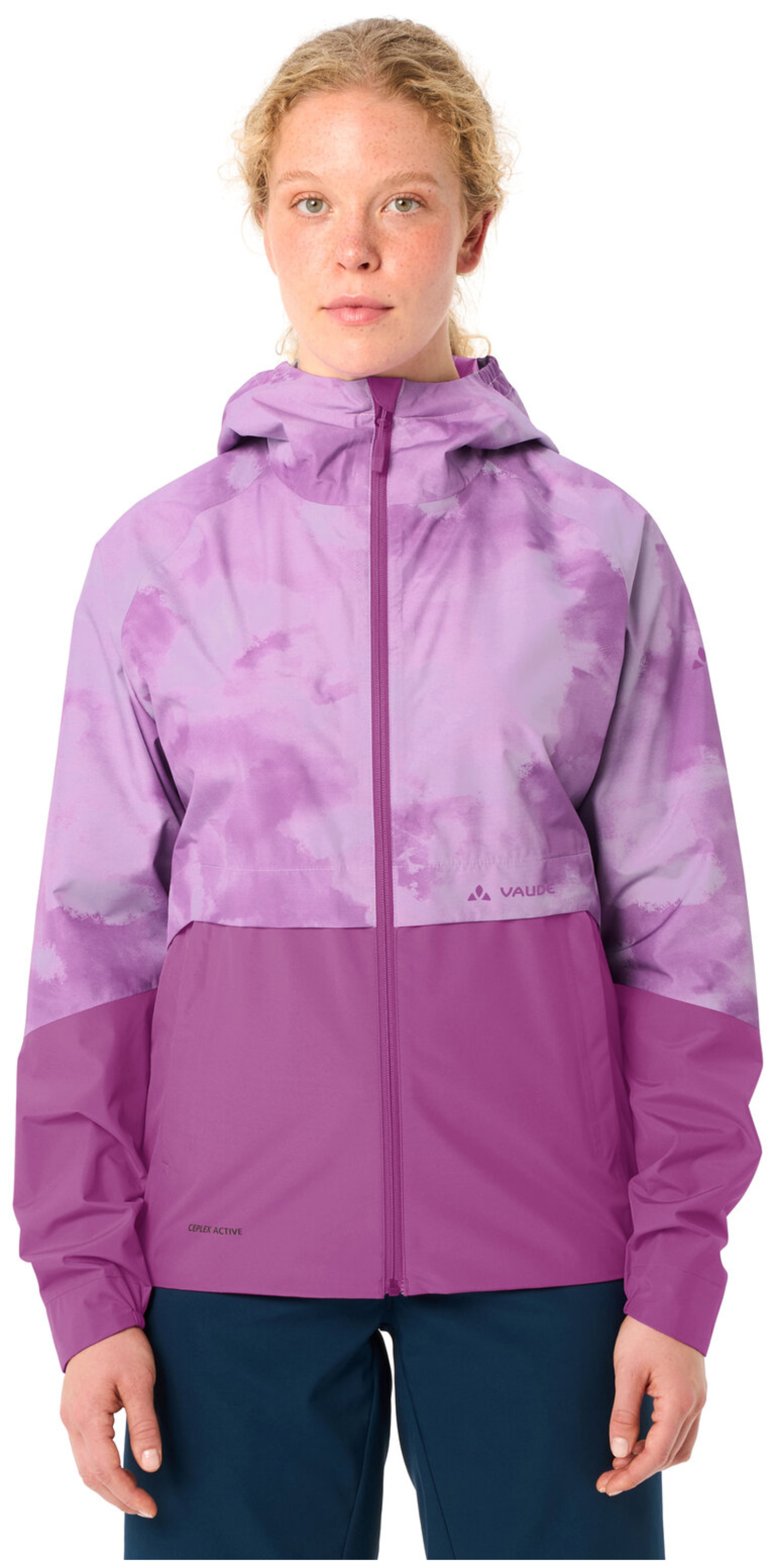 VAUDE Veste de pluie Loamer pour femme framboise