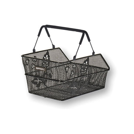 Basil Cento S Flower panier arrière universel noir