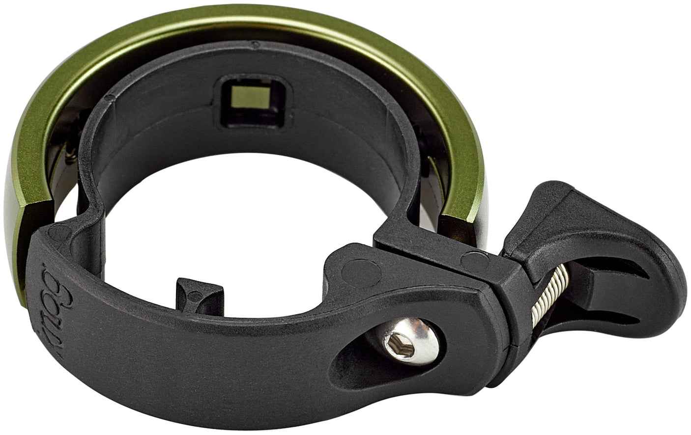 Knog Oi Classic sonnette de vélo black/olive