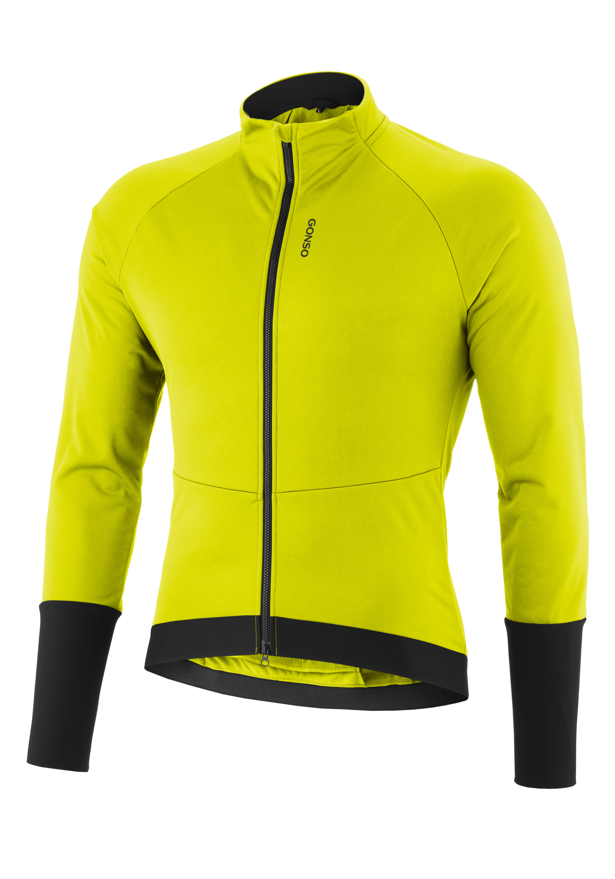 Gonso Veste de route Softshell M jaune sécurité