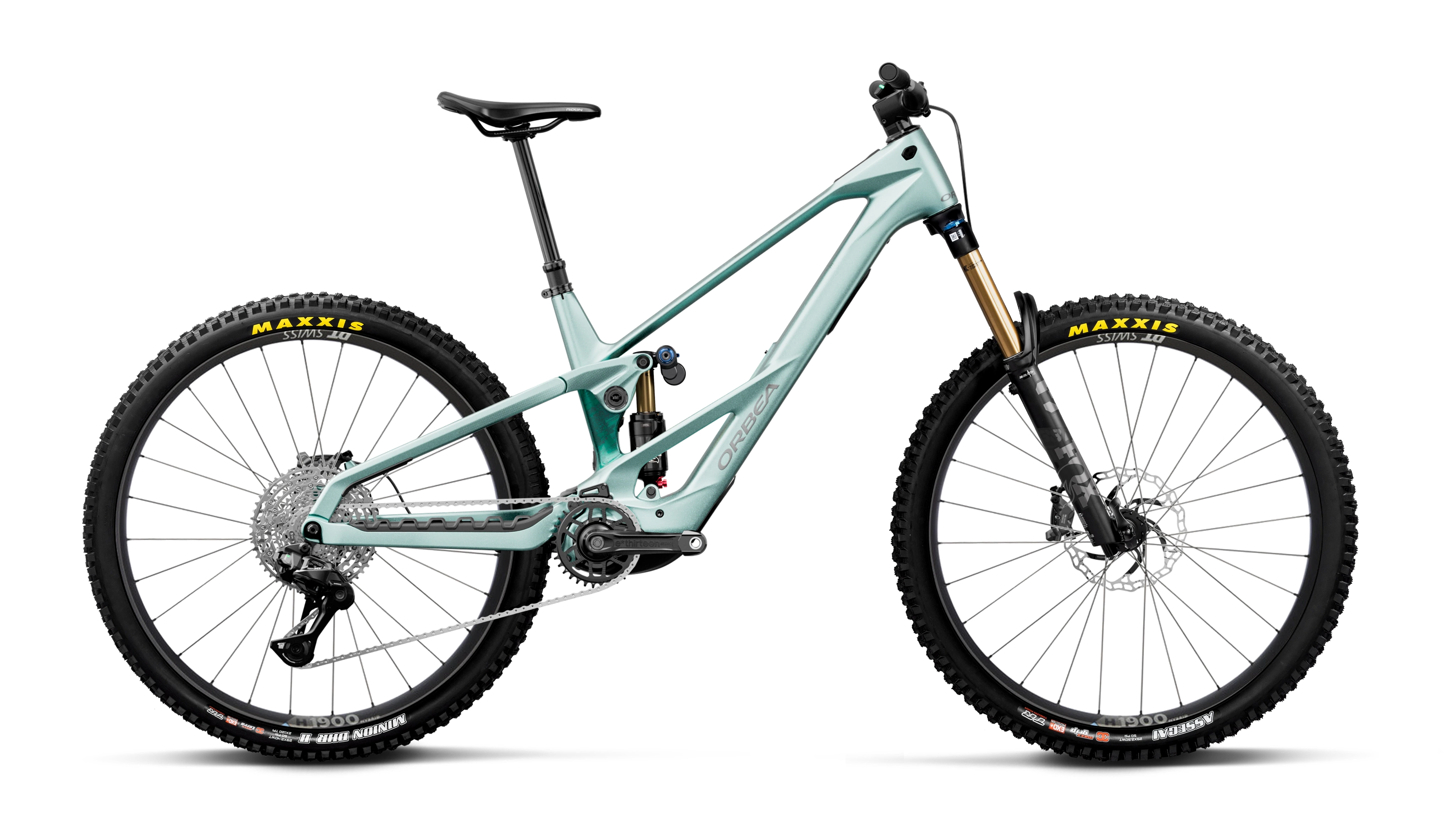 Orbea WILD LT M10 Smooth Silver (Mat) - Escape Green C. View (Brillant)