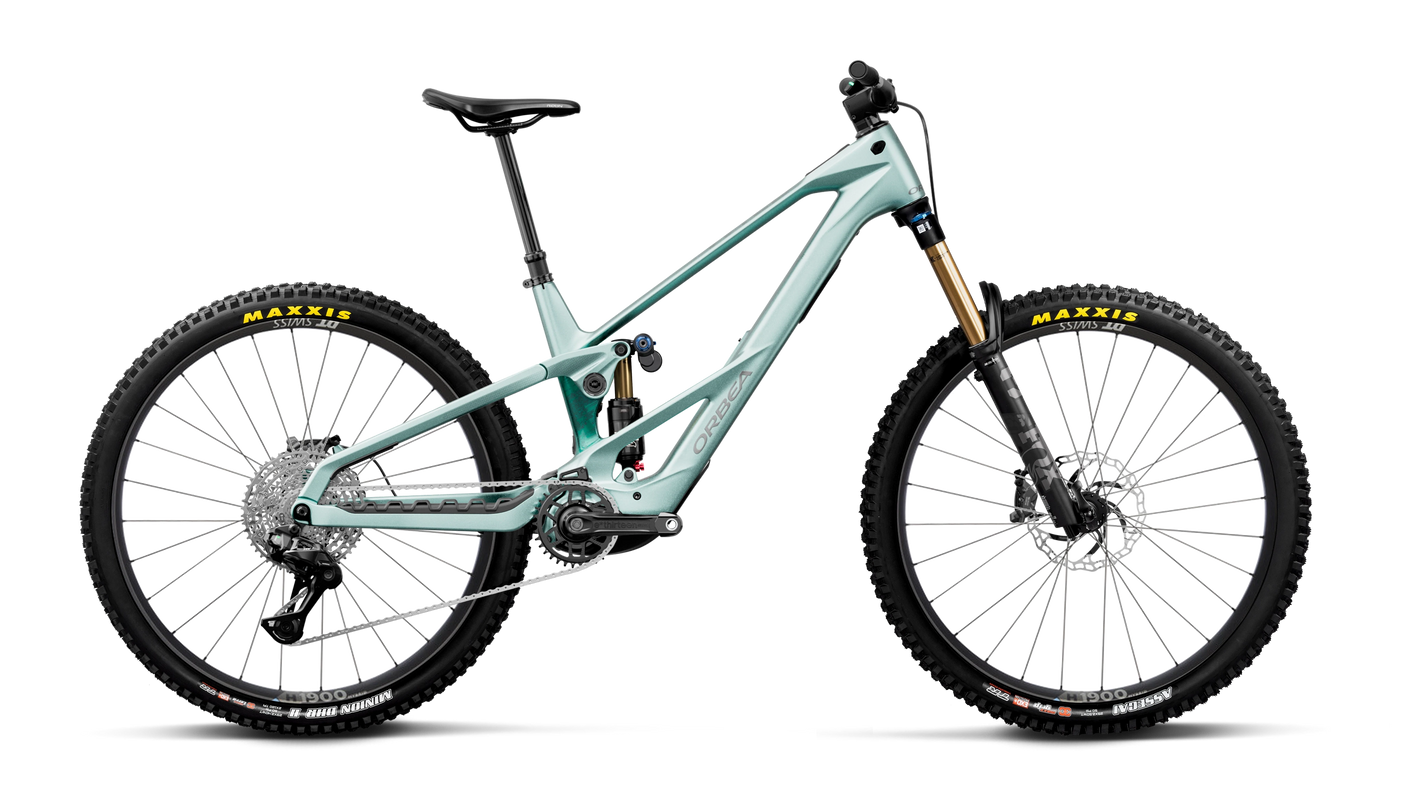 Orbea WILD LT M10 Smooth Silver (Mat) - Escape Green C. View (Brillant)