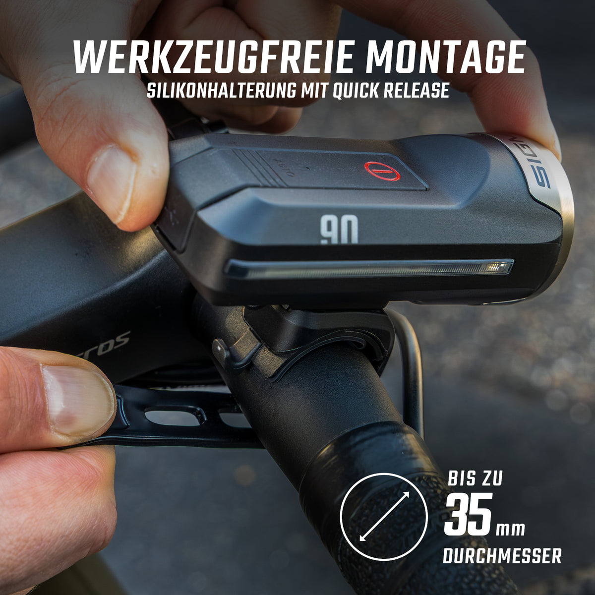 Sigma AURA 90 Éclairage avant