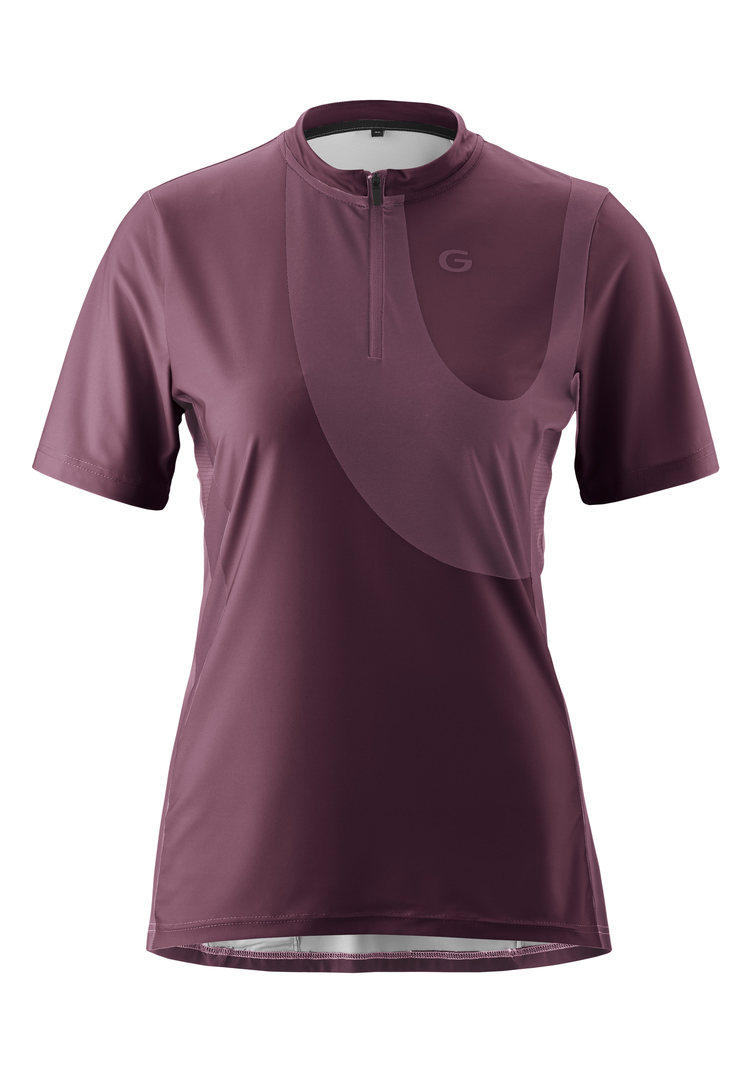 Gonso Adventure Maillot Demi-Zip Femme rich soil