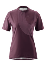 Gonso Adventure Maillot Demi-Zip Femme rich soil
