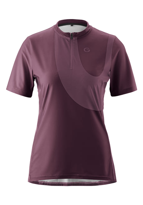 Gonso Adventure Maillot Demi-Zip Femme rich soil