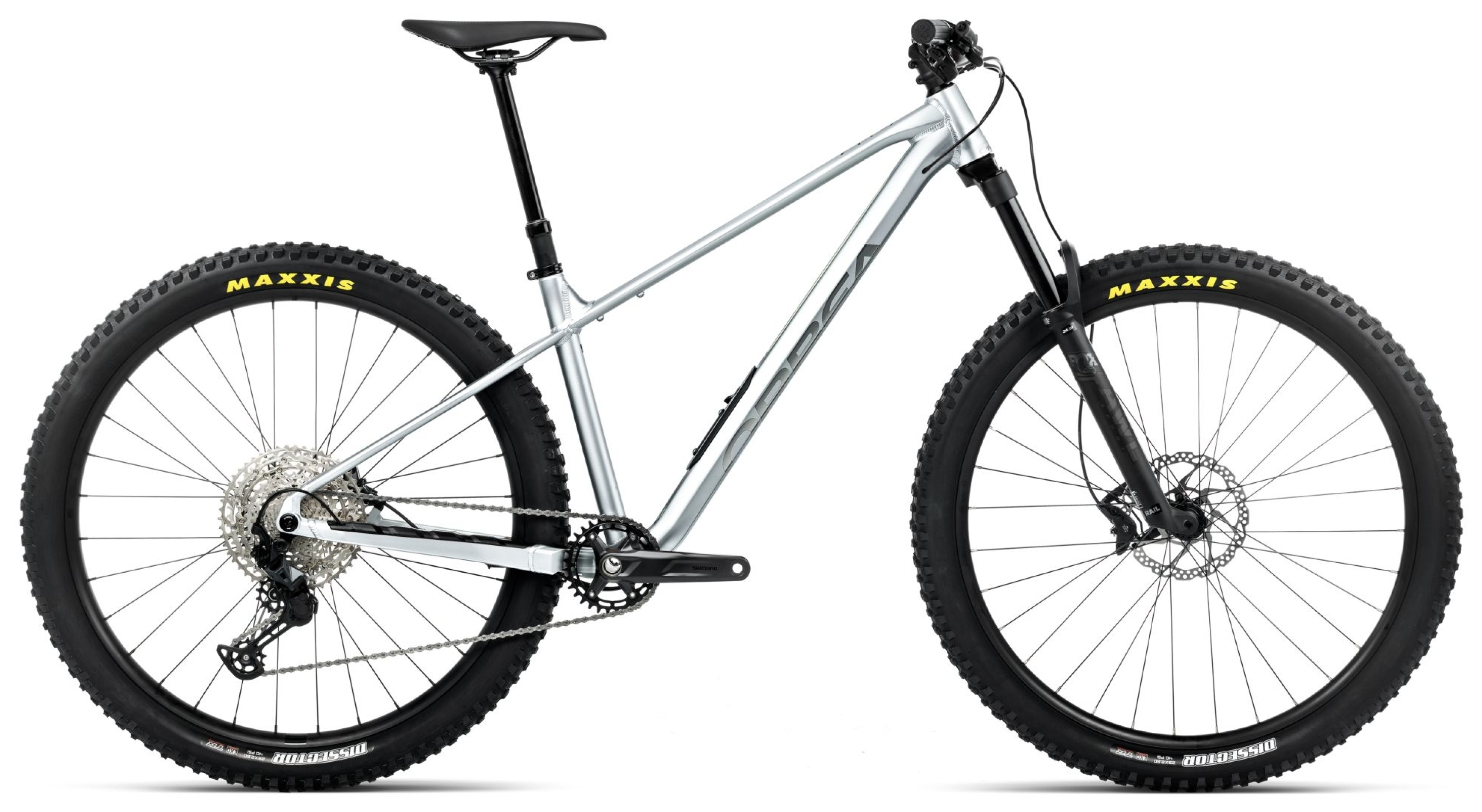 Orbea LAUFEY H10 Argent Lisse (Mat) - Titane (Brillant)