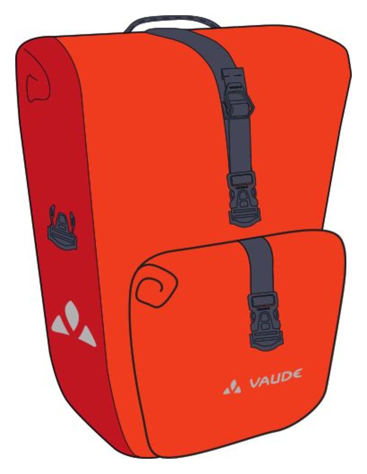 VAUDE Aqua Back Plus Single rot