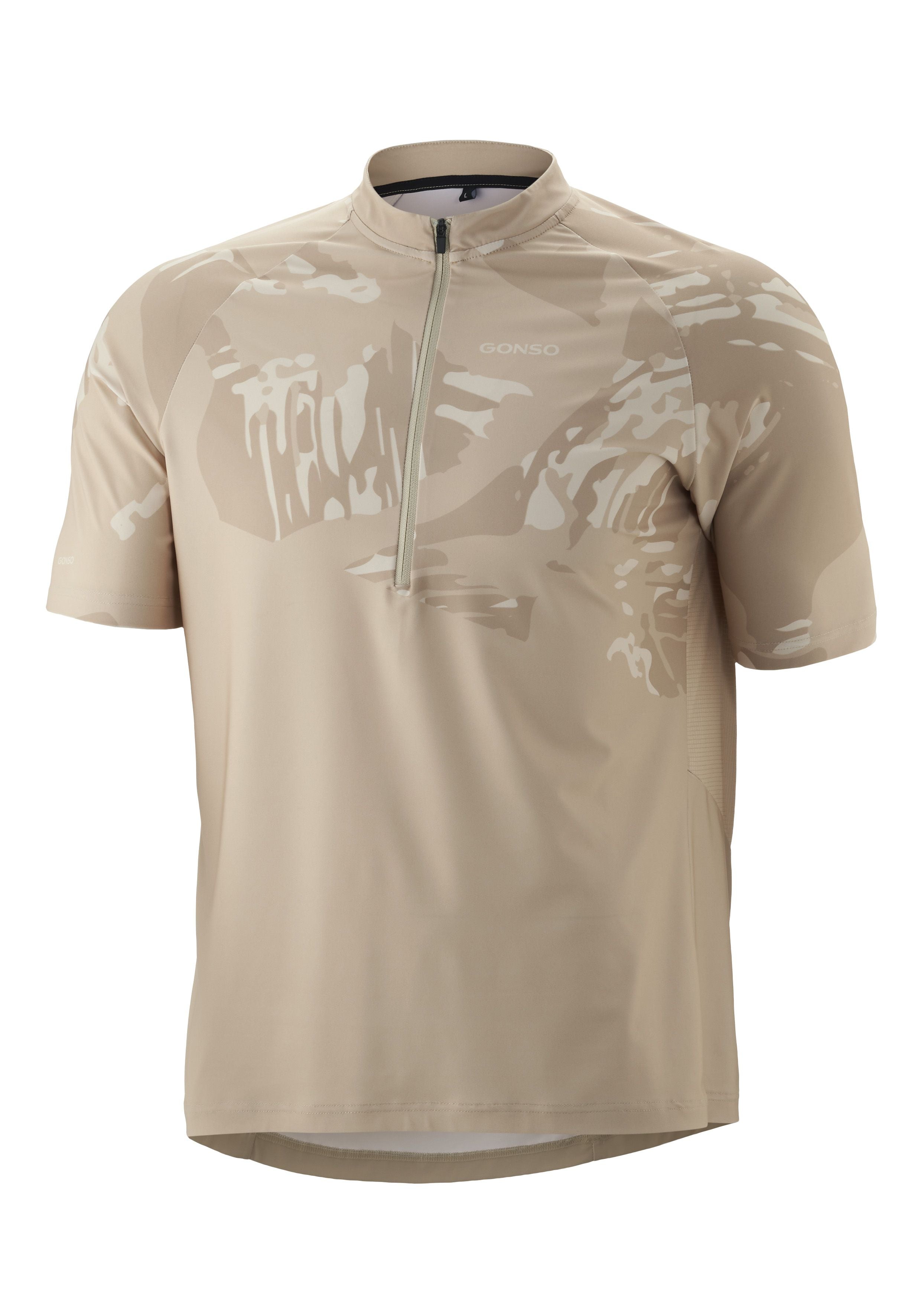 Gonso Adventure Jersey 3/4 Zip homme jonesboro crème