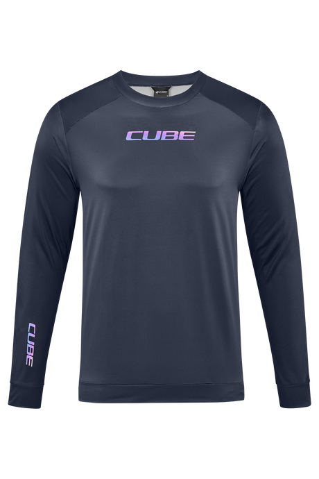 CUBE ATX maillot col rond manches longues noir homme