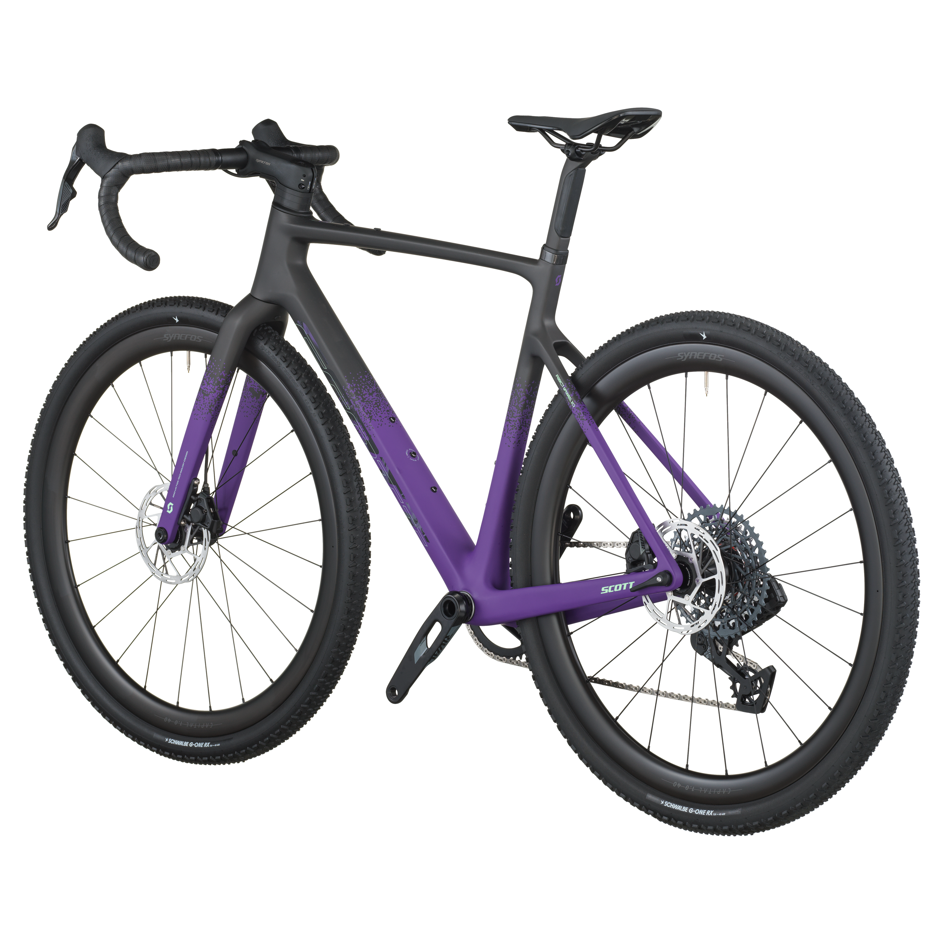Scott Addict Gravel 20 carbone noir/indigo violet