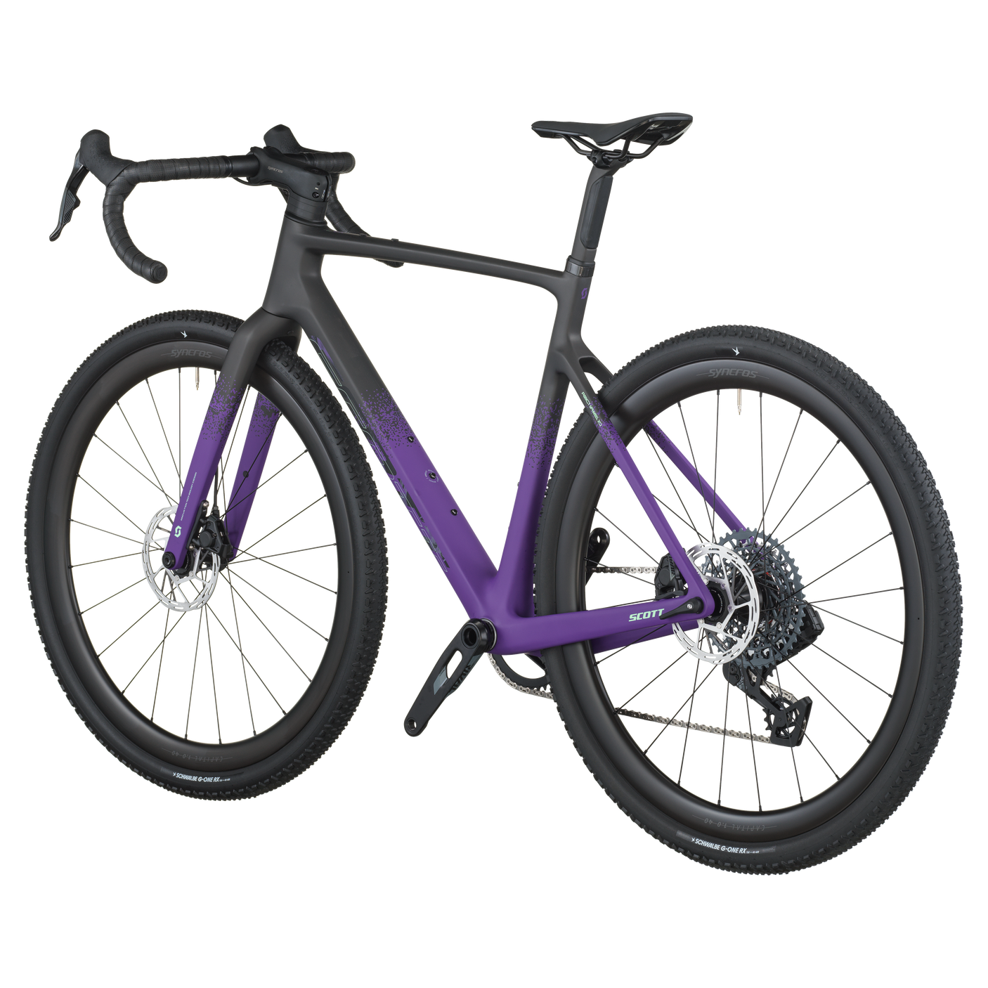 Scott Addict Gravel 20 carbone noir/indigo violet