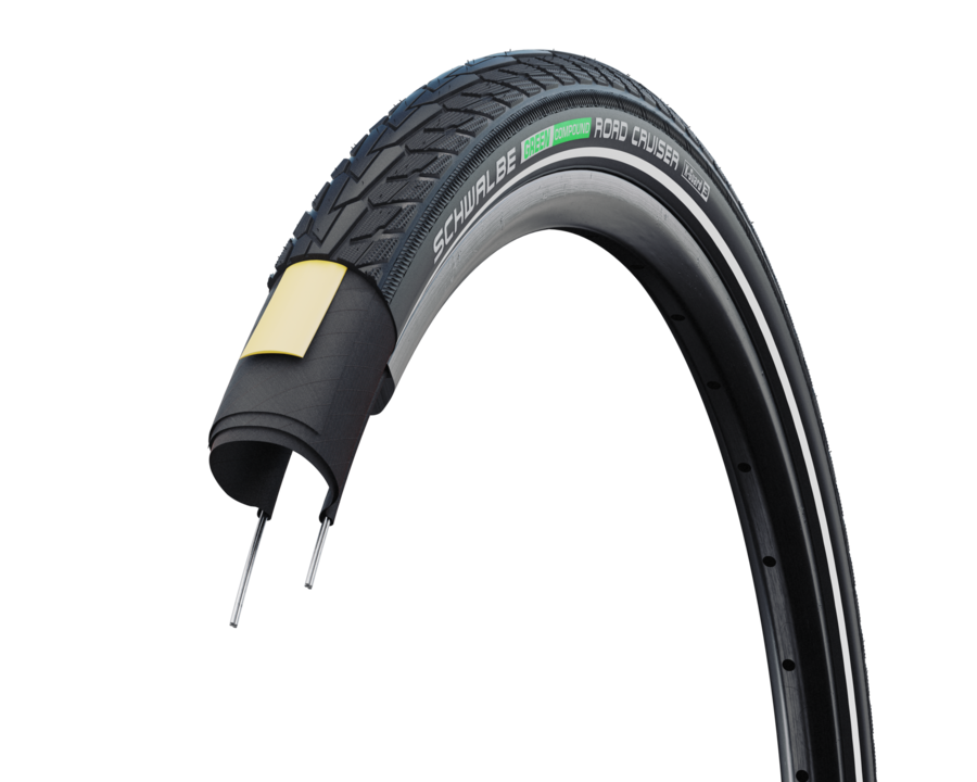 Schwalbe Road Cruiser | Active Line | K-Guard Noir+Réfléchissant