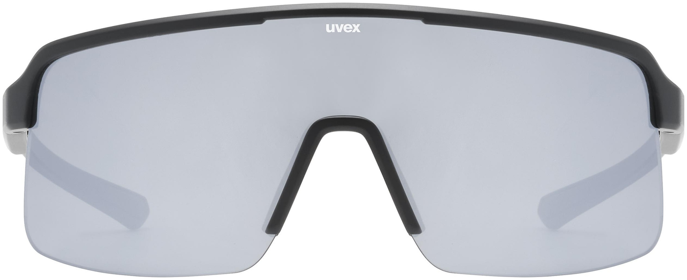 uvex Dyrt Lunettes de vélo Noir Mat / Miroir Argent