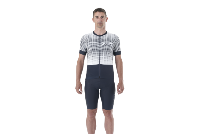 Mavic Aksium Graphic Maillot M Rayures / Bleu Profond