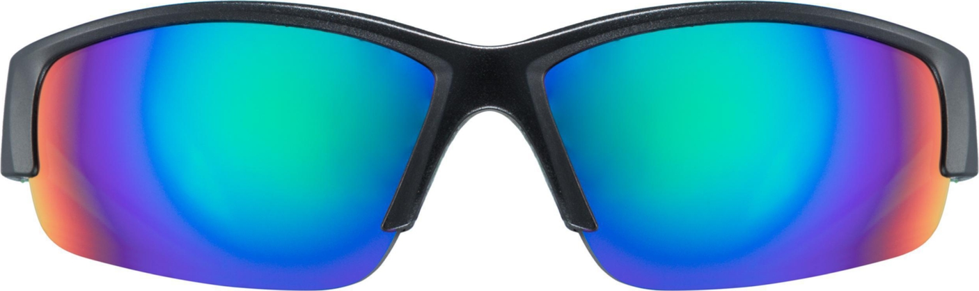 uvex Sportstyle 215 lunettes de vélo Noir Mat Vert / Miroir Vert