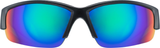 uvex Sportstyle 215 lunettes de vélo Noir Mat Vert / Miroir Vert