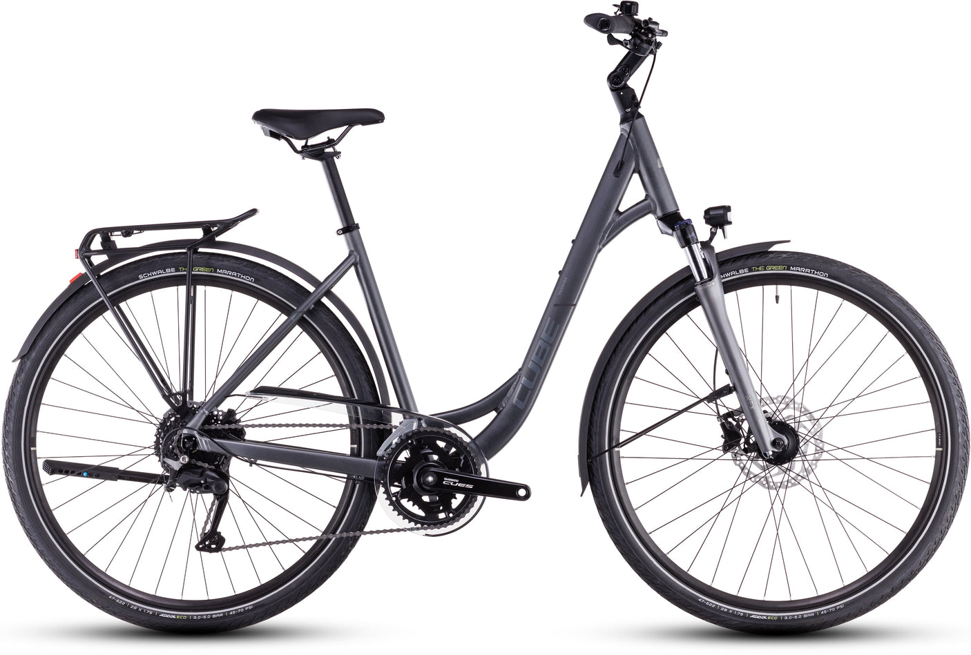 Cube Touring Pro Easy Entry dalle gris et métal (2025)