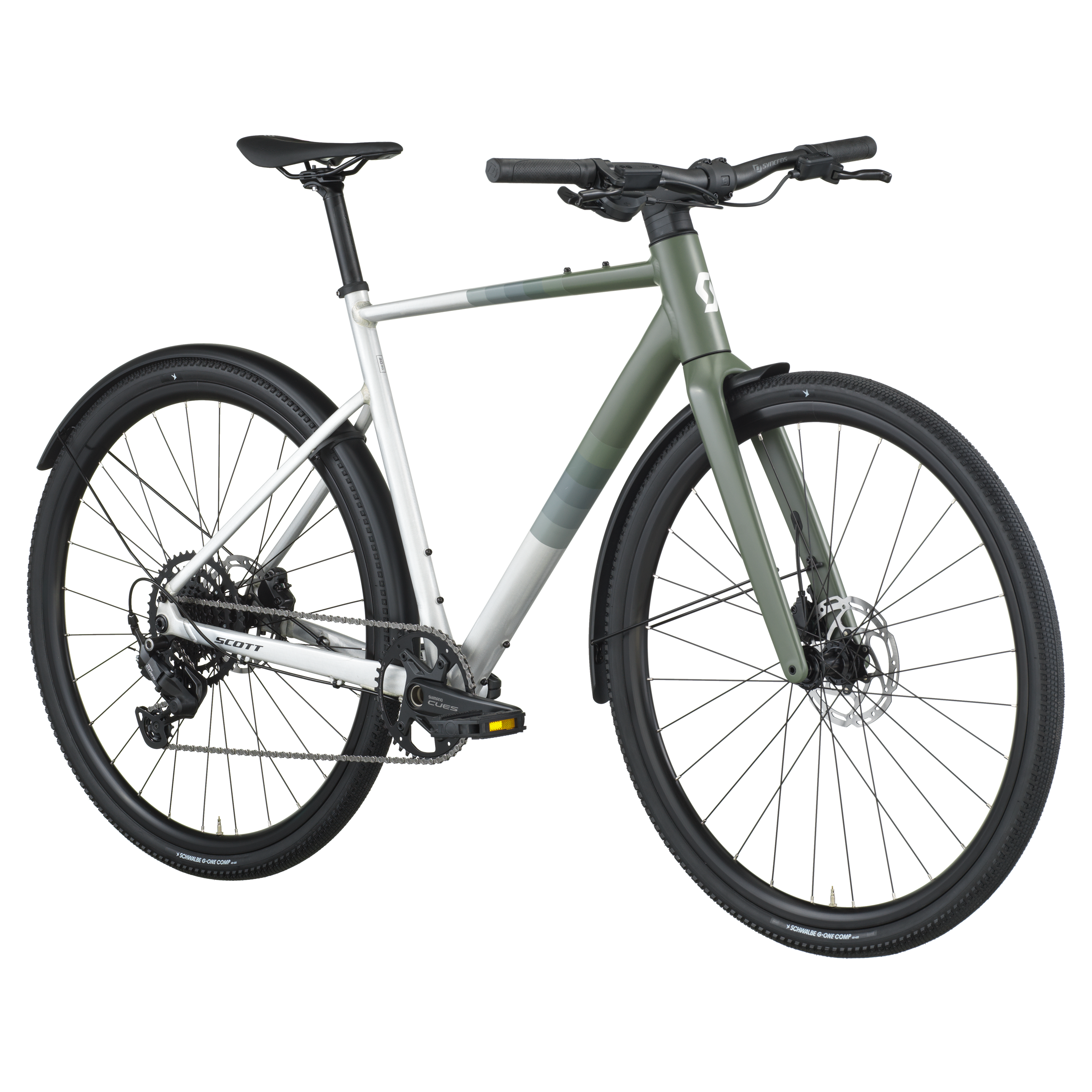 Scott Metrix 30 EQ alliage argent/vert wengé