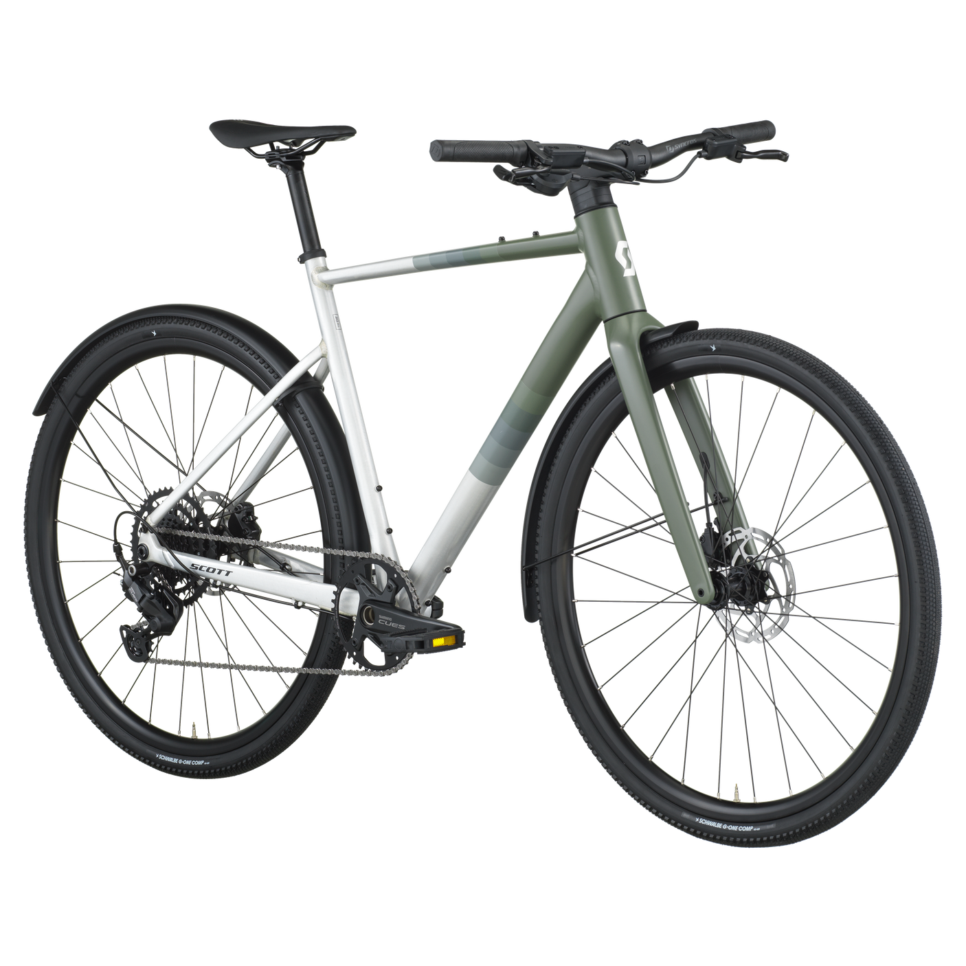 Scott Metrix 30 EQ alliage argent/vert wengé